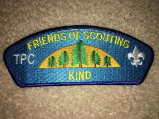 Boy Scout Bsa Tall Pine Fos Kind Scouting Michigan Council Strip Csp Patch