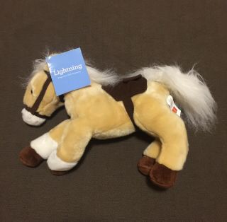 Wells Fargo Lightning Legendary Pony Tan 14 " Plush Horse Stuffed Animal 2010