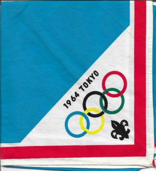 1964 Tokyo Olympics Neckerchief Boy Scouts Of Japan Nippon