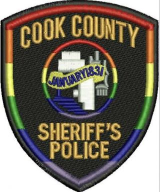 Cook County Sheriff’s Police Lgbtq Patch Illinois