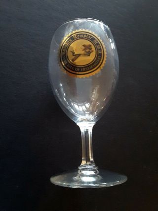 York Rite Of Freemasonry,  Knights Templar Wine Glasses,  Set Of 12