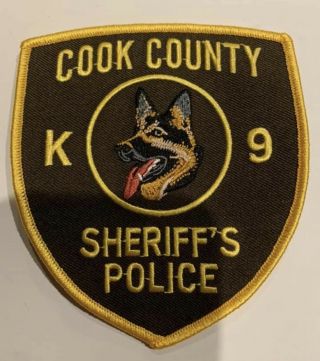Cook County Sheriff’s Police K9 Patch