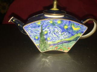 Kelvin Chen Mini Teapot 4545 Blue Van Gogh Starry Night