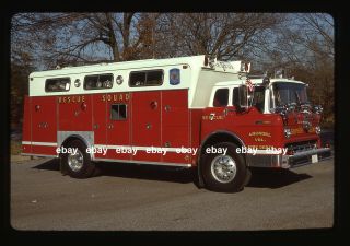 Arundel Md 1971 Ford C Swab Rescue Fire Apparatus Slide