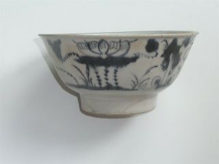 Chinese Ming Dynasty Bowl Unusual Flower & Butterfly Design