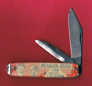 Ronald Reagan - George Bush 1980 Together A Beginning Jack Knife