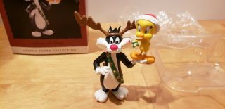 Hallmark Keepsake 1993 Looney Tunes Sylvester And Tweety Christmas Ornament