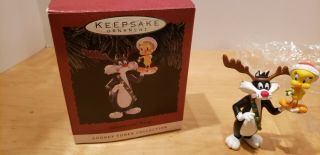 Hallmark Keepsake 1993 Looney Tunes Sylvester And Tweety Christmas Ornament 3