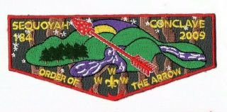 Boy Scout Oa 184 Sequoyah Lodge 2009 Conclave Flap