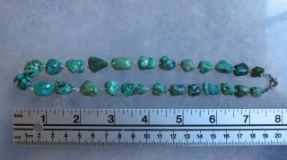 Antique Tibetan Turquoise Bead Necklace - Approx.  40 Grams