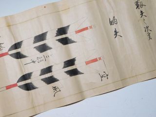 19C Hand Drawn Painting YANONE Allows Japanese Antique Ukiyo - e JIKU 3