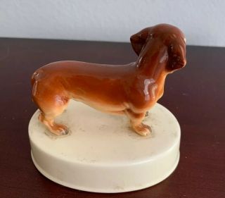 I Love My Dog Daschund Figurine From The 70’s 3