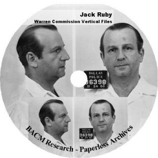John F.  Kennedy Assassination: Jack Ruby Warren Commission Vertical Files