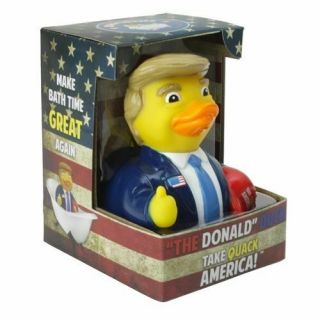 The Donald Trump Rubber Duck Celebriduck Take Quack America Make Bathtime Great