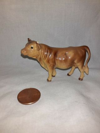 Vintage Hagen Renaker Miniature Jersey Bull Cow Figurine