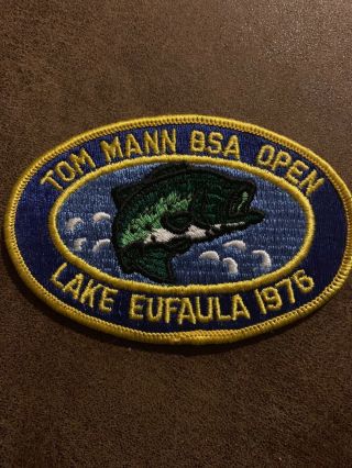 Tom Mann Bsa Open,  Lake Eufaula 1976 Patch