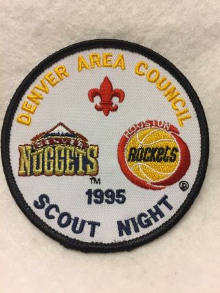 (jab - 11) Boy Scouts - Scout Night 1995 / Sports Team Patch - Denver Area Council