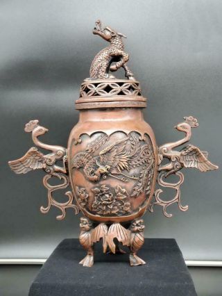 Antique Chinese Bronze Censer W/ Apocriphal Xuande Mark - Likely Early Republic