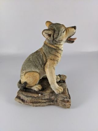 Wolf Cub Yawning by CA Country Artists Natural World 02998 2