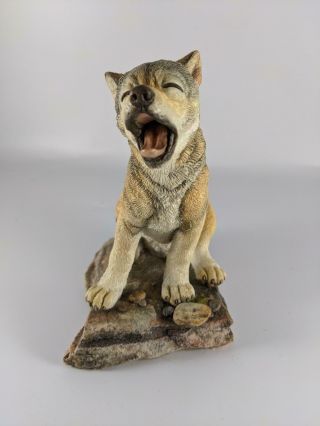 Wolf Cub Yawning by CA Country Artists Natural World 02998 3