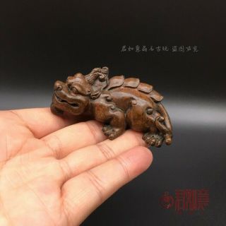 chinese copper bronze beast paper weight 2