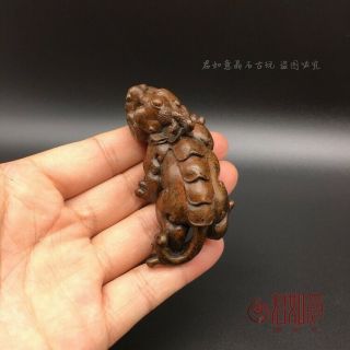 chinese copper bronze beast paper weight 3