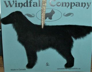 Flat Coated Retriever Dog Plush Christmas Canine Ornament 2 By Wc