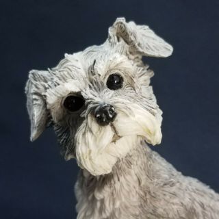 Adorable Schnauzer Puppy Dog 90786 By Worth Point 4 " Tall