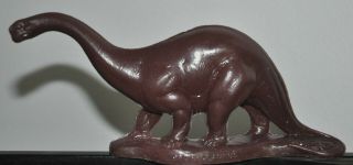 Mold - A - Rama Dinosaur Brontosaurus Los Angeles Zoo Molded Souvenir Sinclair Brown