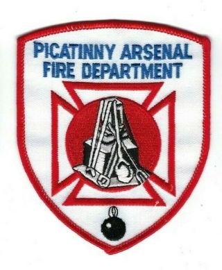 U.  S.  Army Picatinny Arsenal (morris Co. ) Nj Jersey Fire Dept.  Patch -