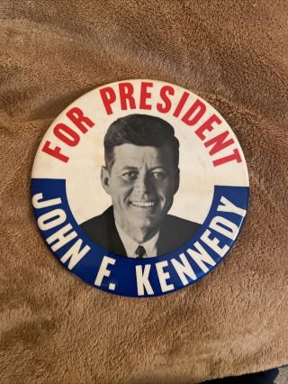 John F.  Kennedy Jfk 1960 Campaign Pin Button Political