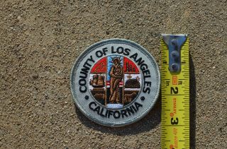 County Of Los Angeles California 3 " Round Embroidered Patch City