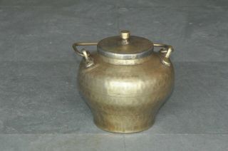 Old Brass Unique Shape Solid Handcrafted Fine Oil/ghee Pot