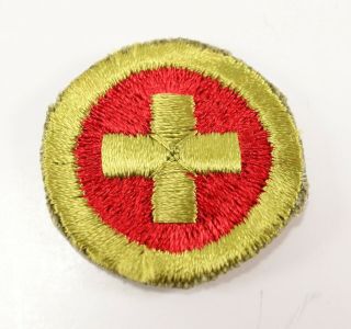 Vintage 1911 - 1960 Type ? Boy Scout Bsa " First Aid " Merit Badge Patch