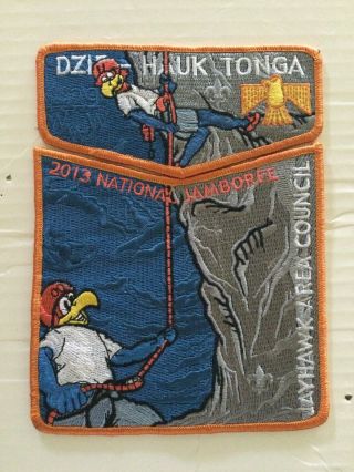 Dzie Hauk Tonga Lodge 429 2013 National Jamboree Two Piece Oa Flap
