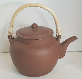 Signed Vintage Chinese Large Yixing Zisha Clay Teapot