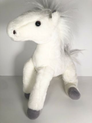 2011 Wells Fargo Bank Plush Legendary Pony/horse - White Snowflake - 13 "