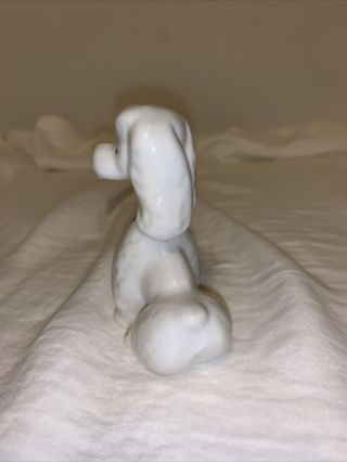 Vintage Ceramic White Poodle Dog Figurine —Japan 2