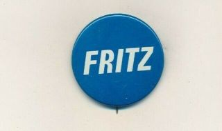 1974 Fritz Hollings For Us Senate 1 1/2 " Litho South Carolina Sc Campaign Button