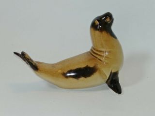 Vintage Goebel W Germany Porcelain Seal Figurine 3651607 4 1/2 "
