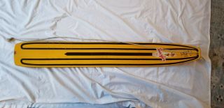 Vintage Brunswick Jem Snurfer Snowboard Yellow 1960s Snow Board 46 " B