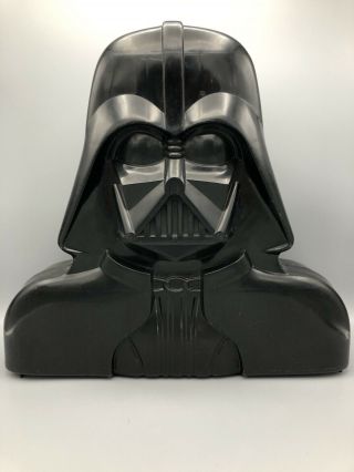 Vintage Darth Vader Helmet Case With 20 Figures