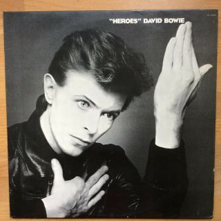 David Bowie Heroes Lp 1977 Rca Sterling.  Pl 12522 Vg / Vg.  Some Issues.