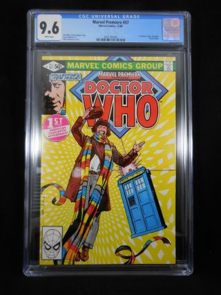 Marvel Premiere 57 Cgc 9.  6 White Pages 1st Doctor Who In Marvel