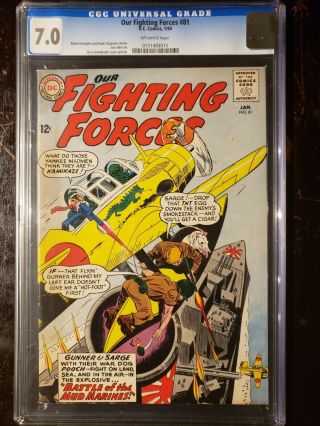 Our Fighting Forces 81 Cgc 7.  0