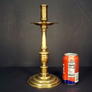 Virginia Metalcrafters Colonial Williamsburg Brass Cathedral Candlestick 12.  75 "