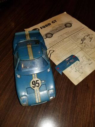 Vintage Cox Gt40 Ford Gt Thimble Drome Gas Powered Tether Car