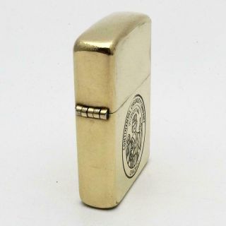 Vintage 1960 ' s Zippo Lighter 10k Gold Filled With Ad Continental Casualty 2