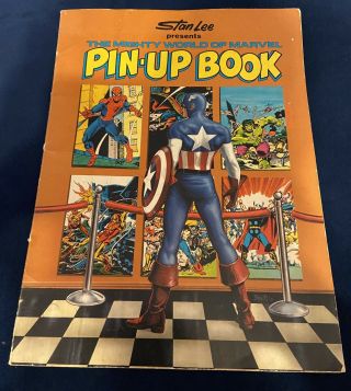 The Mighty World Of Marvel Pin - Up Book Presented By Stan Lee