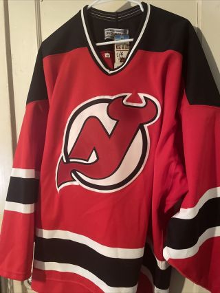 Authentic Jersey Devils Xxl 54 Ccm Jersey Vintage Blank 90s Stitched Nwt
